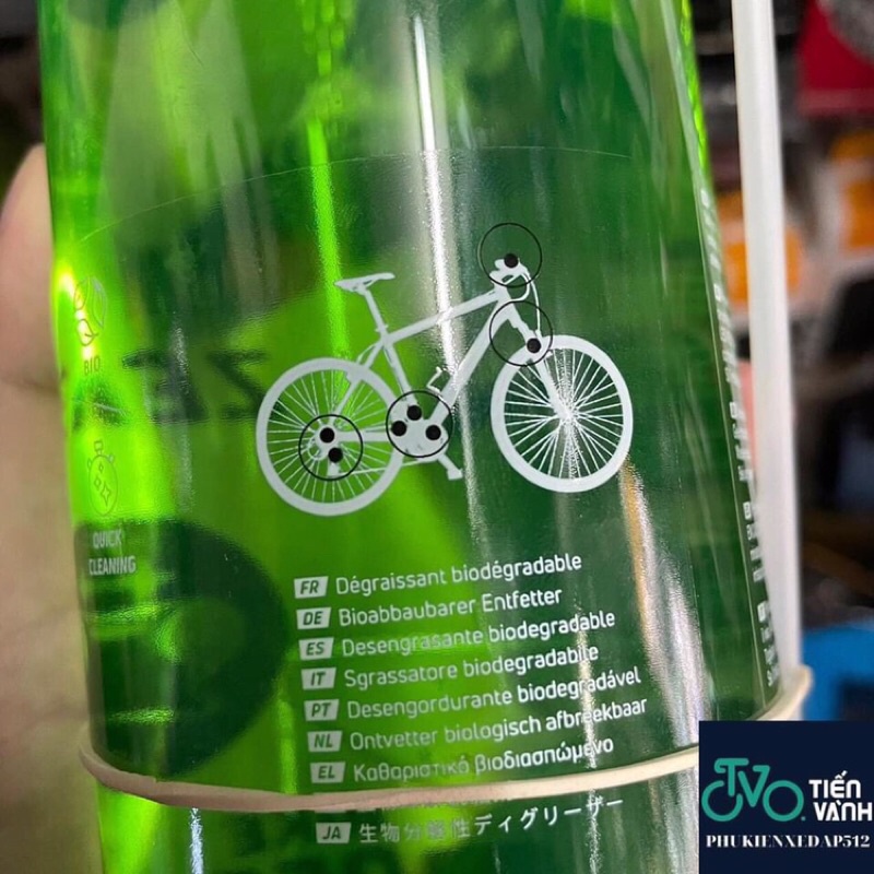 Dung dịch tẩy dầu nhớt Zefal Bio Degreaser