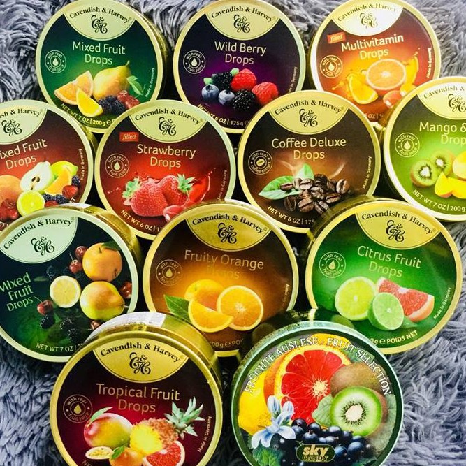 Kẹo Cứng Cavendish & Harvey Đức 175g - 200g