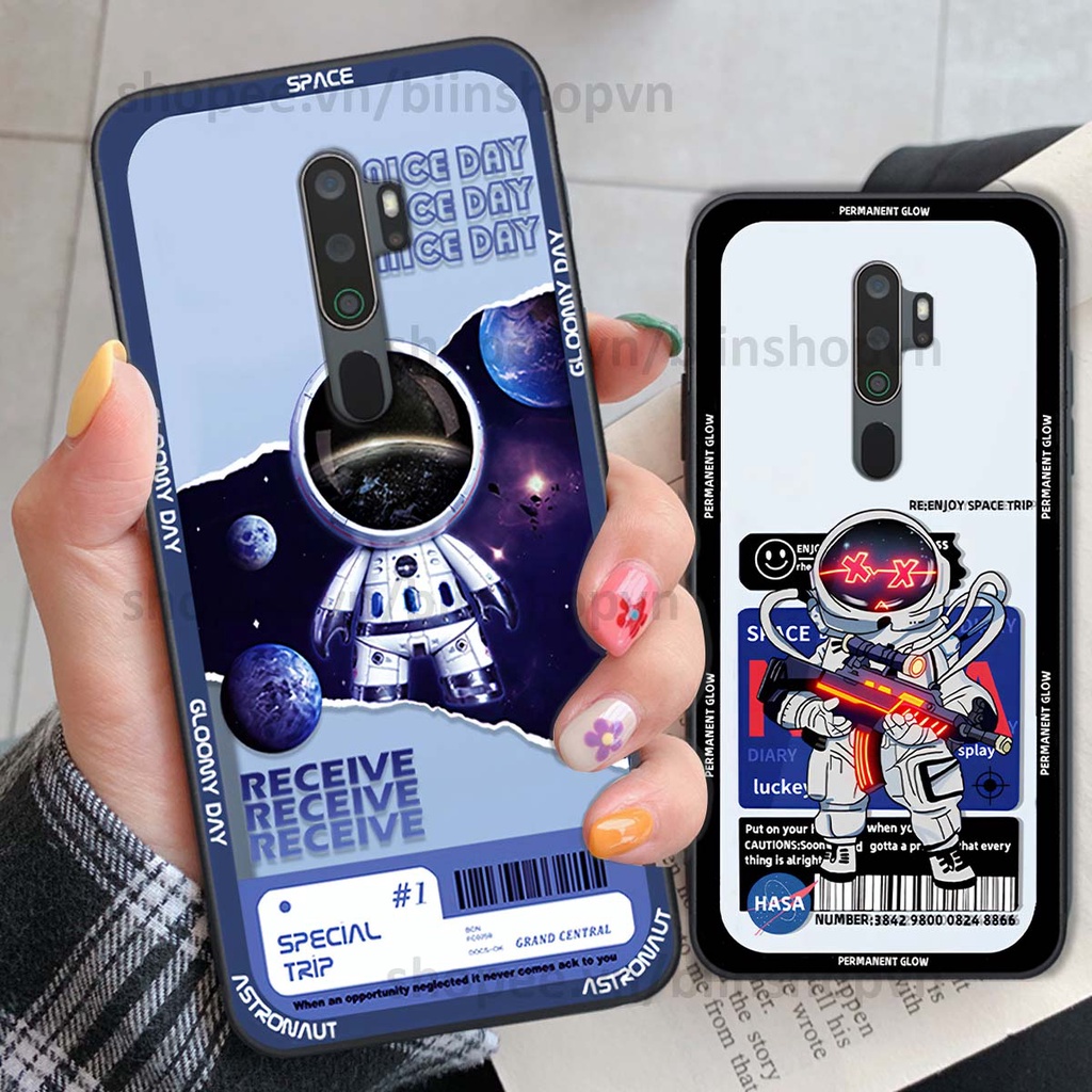 Ốp Oppo A5 2020 / A9 2020 phi hành gia vũ trụ space.x siêu đẹp, thời trang