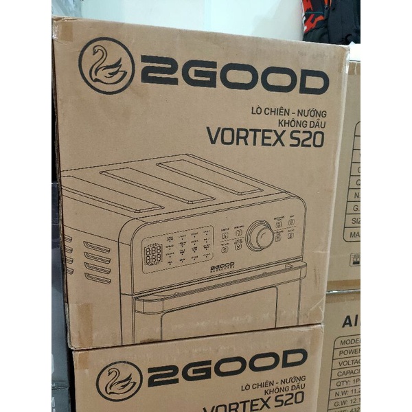 [Mã ELHADEV giảm 4% đơn 300K] NỒI CHIÊN KHÔNG DẦU 2GOOD Vortex S20, 2 Good S18