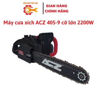Máy cưa xích chạy điện ACZ 405-9-Công suất 2200W lam cỡ lớn-Bảo hành chính hãng 6 tháng