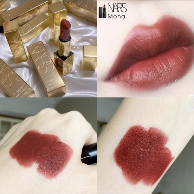 [Hàng sẵn săn sale fullbox] Son Nars audacious lipstick Mona Jane Rita