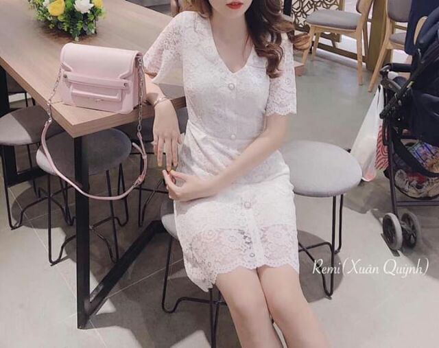 Váy Ren Thiết Kế (ẢNH THẬT + VIDEO TỰ QUAY) | BigBuy360 - bigbuy360.vn