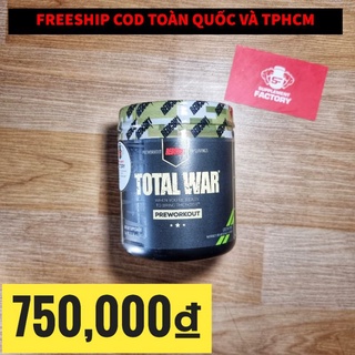 Redcon 1 - total war 30 lần dùng - pre workout tăng sức mạnh sức bền siêu mạnh - chính hãng bbt
