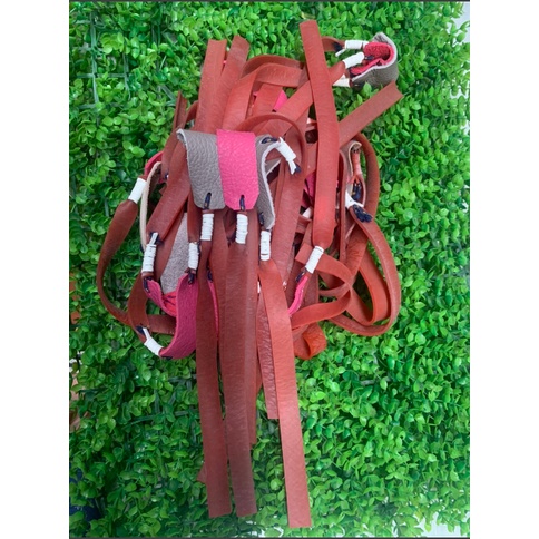 Dây ná cao su dây bắn sỏi đá dài 25cm dầy 2mm cột da cao cấp