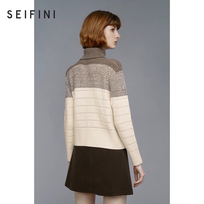 Áo len cổ lọ Seifini
