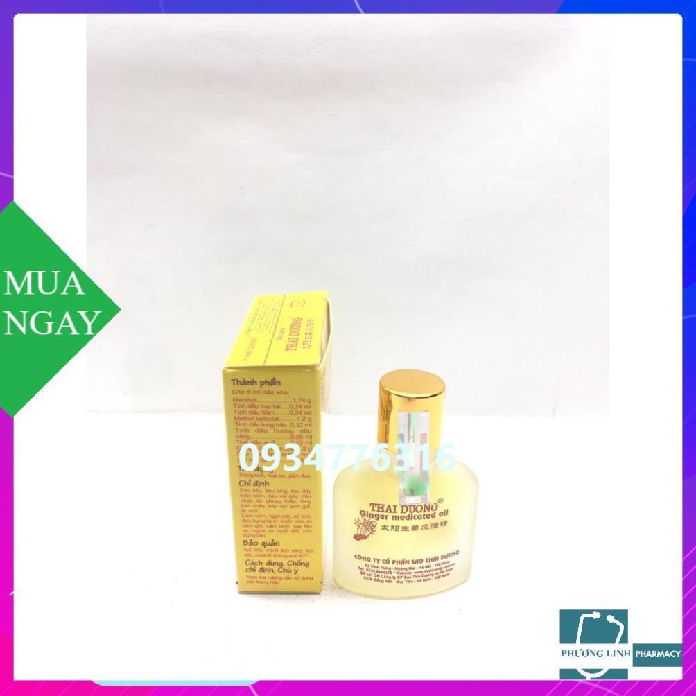 Dầu gừng thái dương lọ 6ml