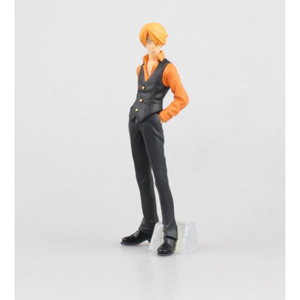 Mô Hình Figure One Piece Sanji chân lửa có 3 đầu 15Cm