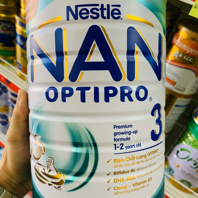 Sữa Bột Nestlé Nan Optipro 3 và 4 1.7KG