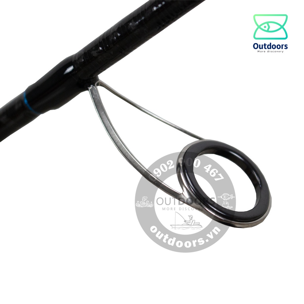 Cần câu máy đứng carbon KW HULAHOOP Lure 2m3/ 2m4