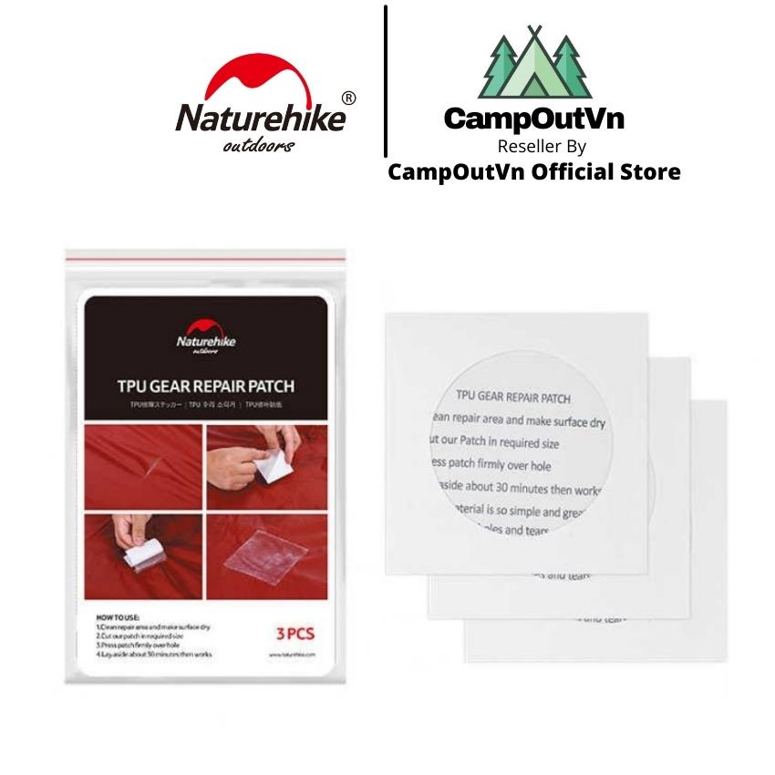 Naturehike Dán lều campoutvn cắm trại miếng tpu vá lều đồ cắm trại du lịch A160