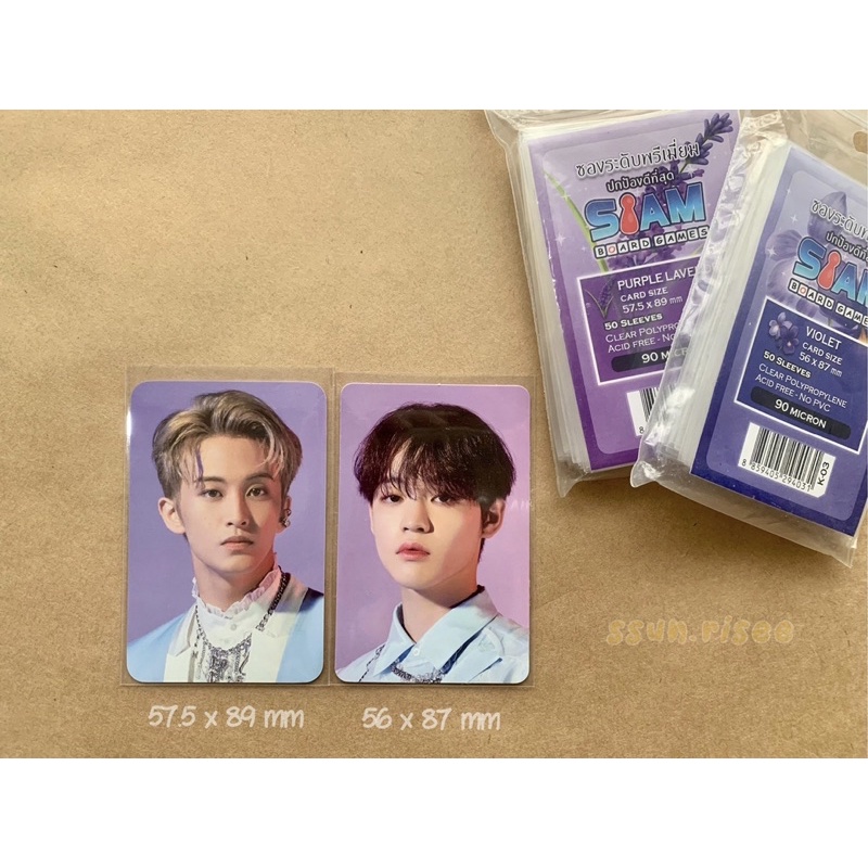 [SẴN] [PACK 50c] Sleeve Siam loại dày bọc photocard, bảo vệ thẻ bài