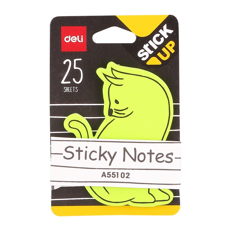 Giấy Note Hình Động Vật - Sticky Note DELI | A55102