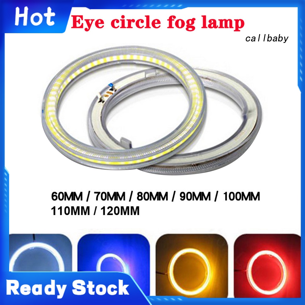 Vòng Đèn LED COB Mắt Thiên Thần 60mm-120mm Cho Xe Hơi