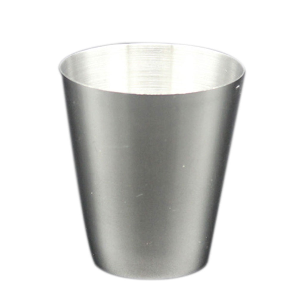 4PCS/Set 30ML Mini Stainless Steel Shot Glass Cup Wine Drinking Glasses PU Leather Cover Bag Home Kitchen Bar ELEN