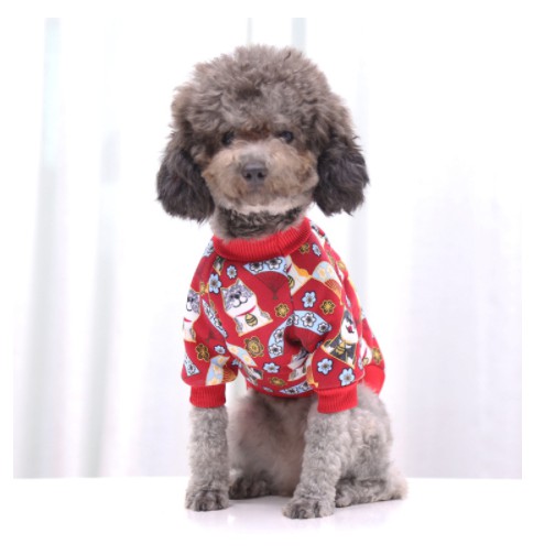 Áo nỉ cho chó mèo loại mẫu mới