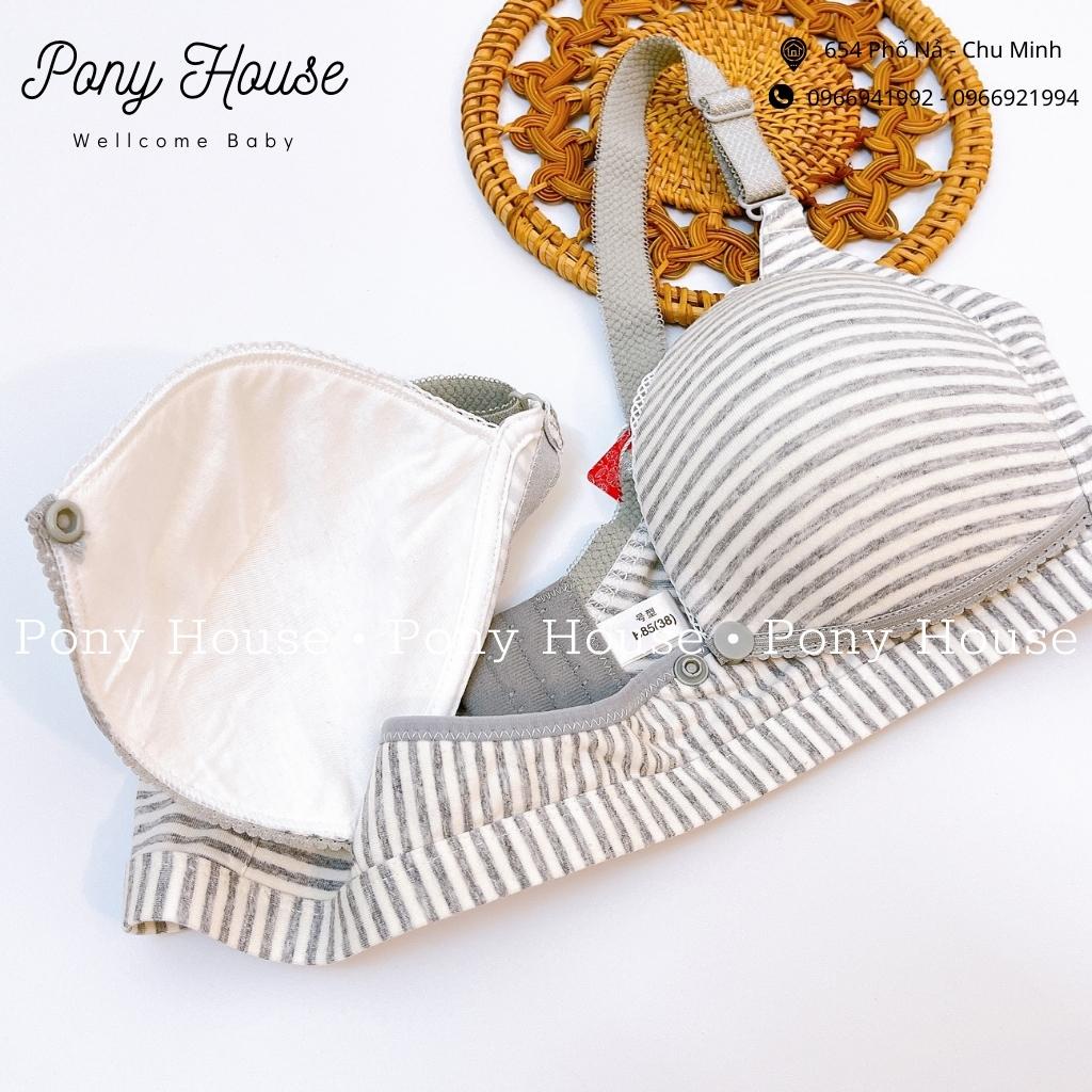 Áo Lót Bầu Và Cho Con Bú Cotton Siêu Mềm - Áo Ngực Có Cúc Mở Cho Bé Bú Không Gọng Nâng Ngực Size 38-40-42