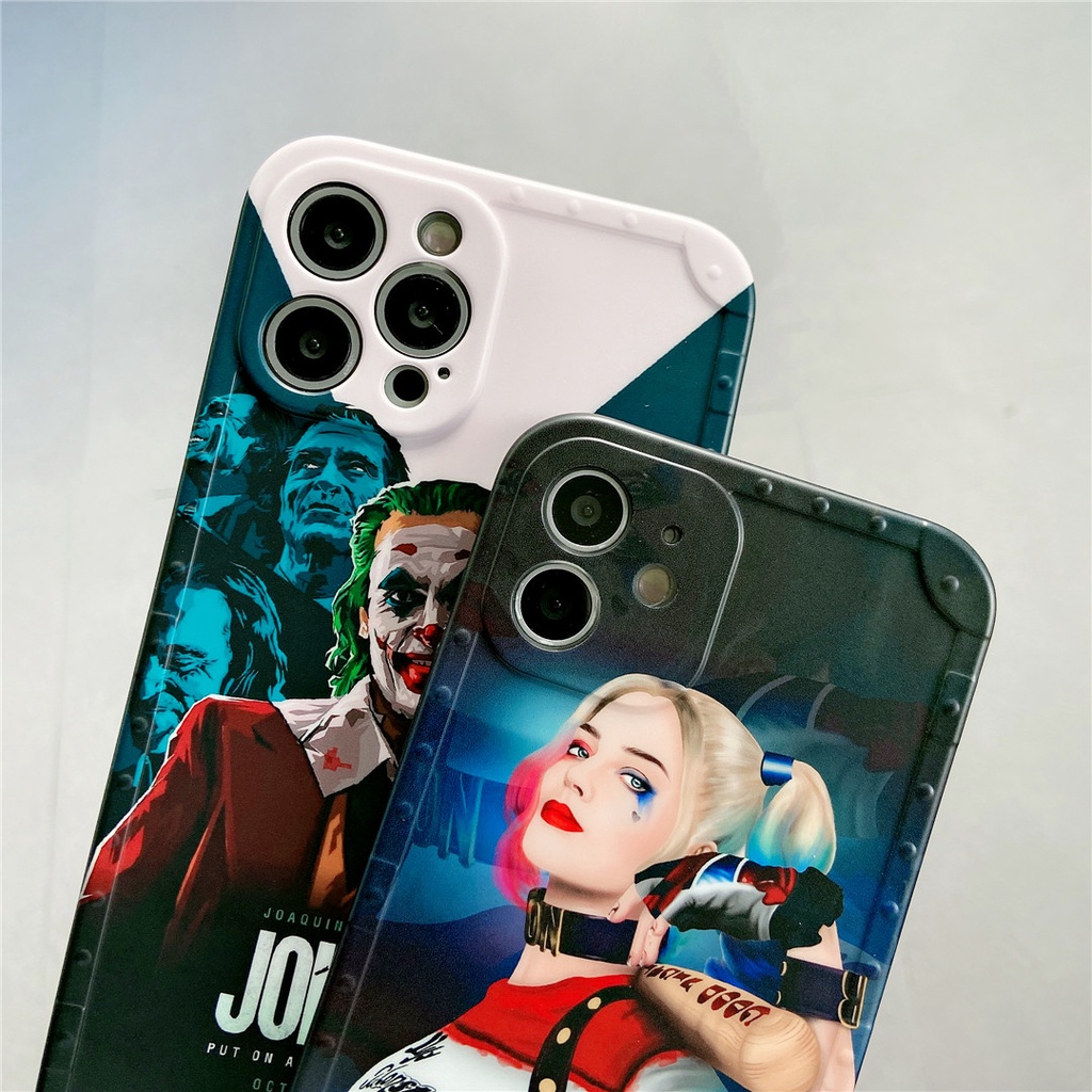 Ốp điện thoại nhựa hình Joker Harley Quinn thích hợp cho Iphone14 13 12 11 PRO MAX 7/8plus SE2020 X/XS XR XSMAX