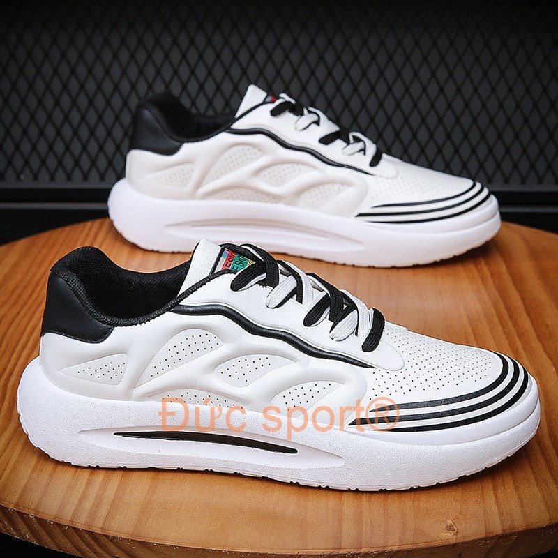 Giày thể thao nam Đức Sport, giày nam sneaker tập gym chạy bộ thể dục cổ thấp G325
