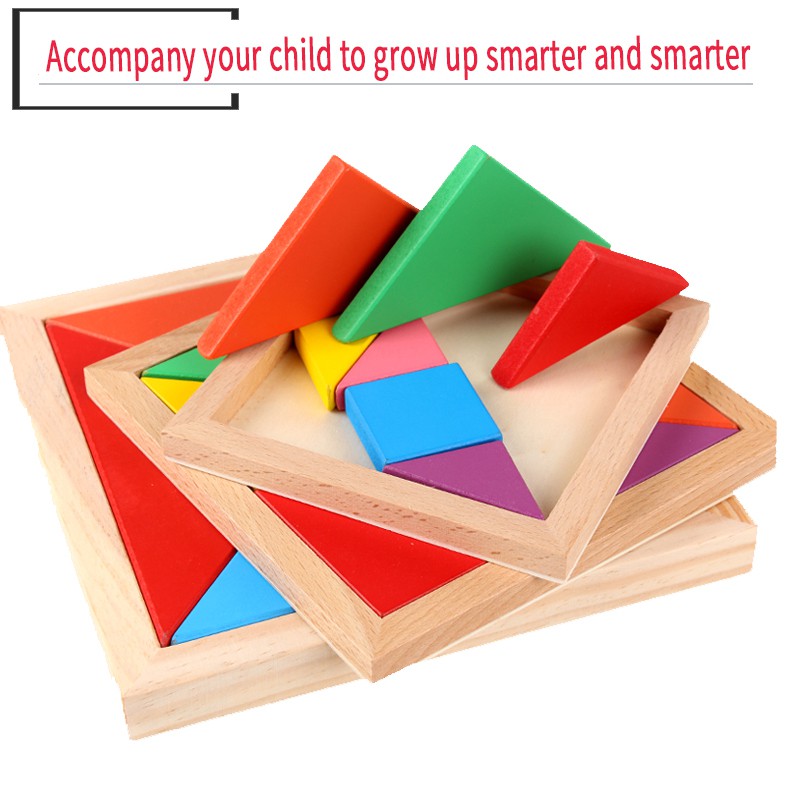 Đồ chơi Lego xếp hình bằng gỗ có nam châm nhiều màu sắc giáo dục sớm cho bé