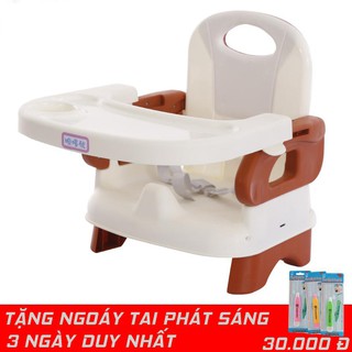 Ghế ăn dặm gấp gọn đa năng cao cấp an toàn cho trẻ