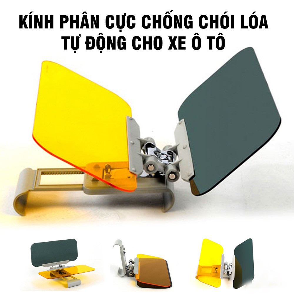 Kính Chống Loá, Chống Chói Ô Tô - Loại cao cấp - Dùng cả ngày lẫn đêm -GD197