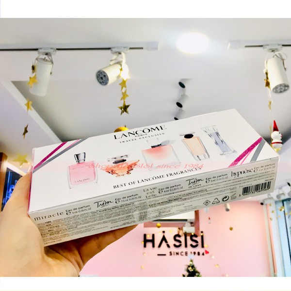 SET 5 CHAI NƯỚC HOA LANCOME - Mini Giftset (Hypnose 5ml, Tresor 7.5ml, La vie est 4ml, Miracle 5ml, Tresor In Love 5ml) | BigBuy360 - bigbuy360.vn
