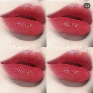 Son MAC CockNey 502 Màu Đỏ Hồng - Lustre