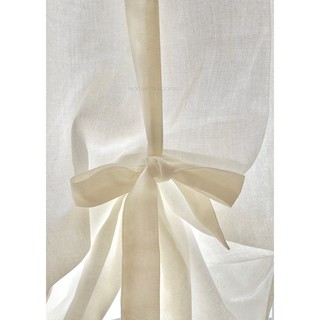 rèm 8 linen trắng