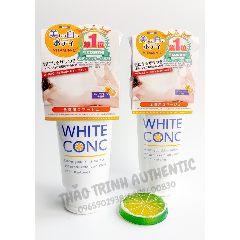 Tẩy da chết toàn thân White Conc Body Nhật Bản