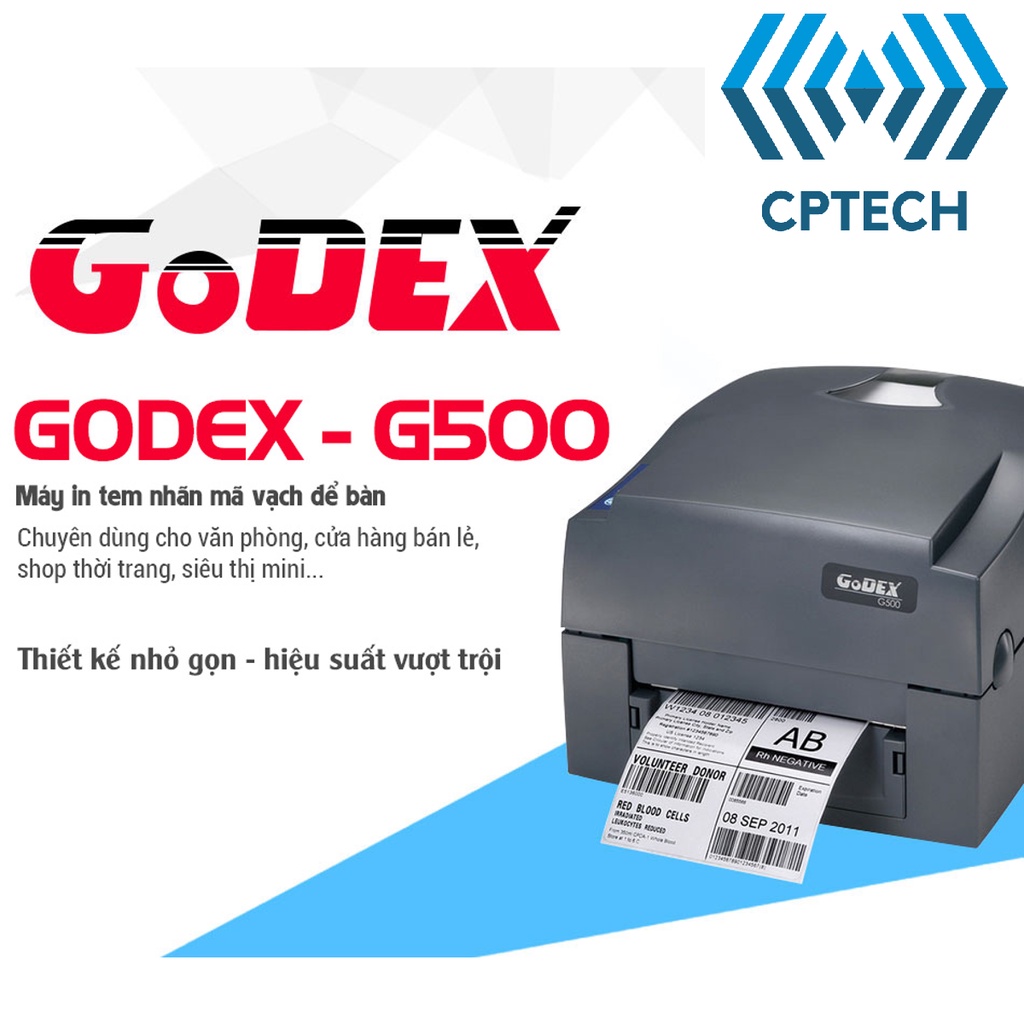 Máy in mã vạch Godex G500
