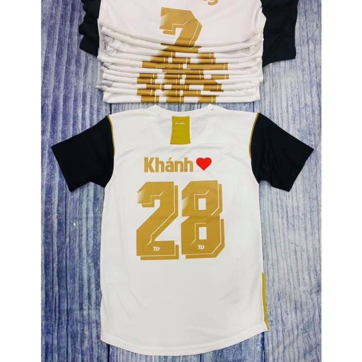 In áo bóng đá, In Tên Số Áo Bóng Đá Theo Yêu Cầu, In Chuyển Nhiệt, In logo, Thêu logo, In Decal Chất Lượng Hàn Quốc