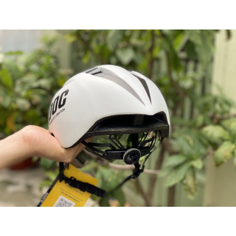 MŨ NHẬP KHẨU THỂ THAO CHÍNH HÃNG POC 01 TRẮNG NHÁM CỰC ĐẸP , Tặng túi đựng nón và BH 12 tháng