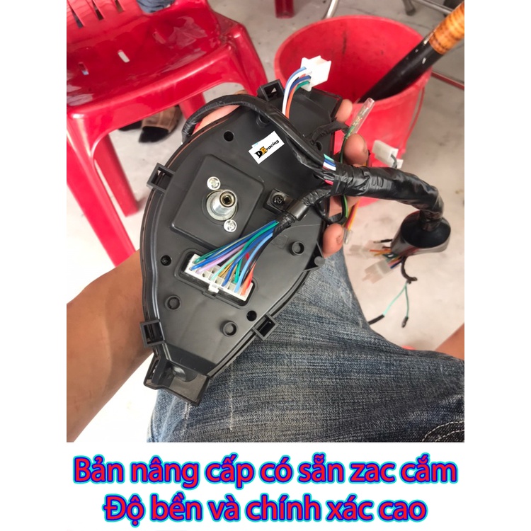 [Có Video]Đồng hồ điện tử 2022 PLUS gắn Wave Alpha, Wave S , Wave RS , Wave 50cc Full LED LCD-DAracing