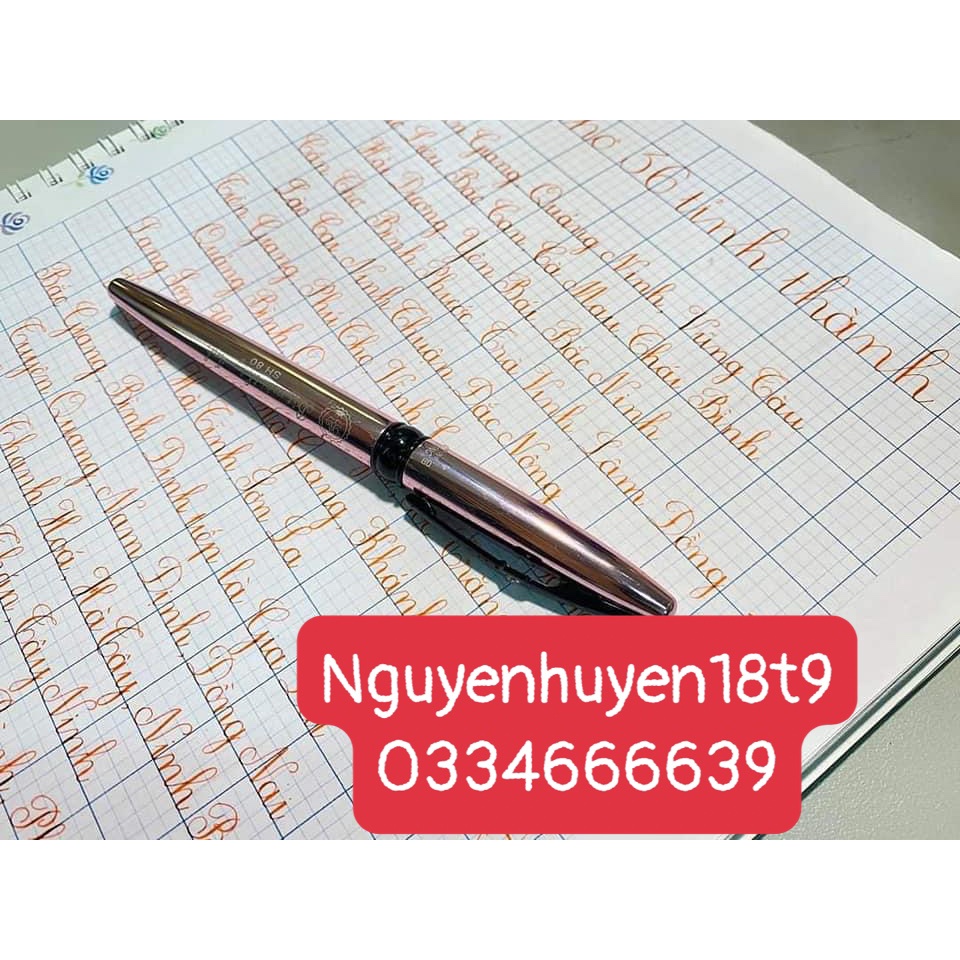 Bút mài thầy Ánh SH080 tự tạo thanh đậm