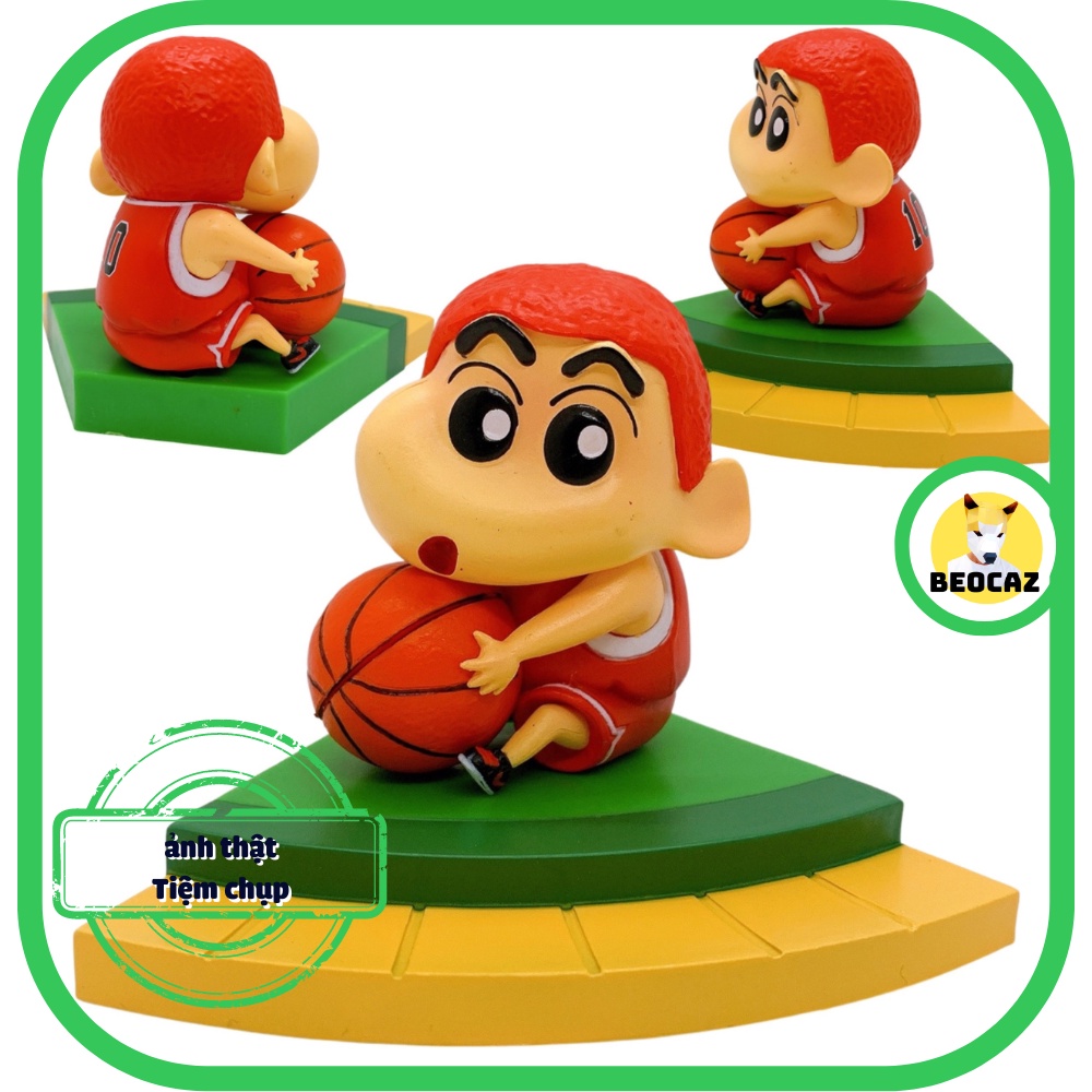 Mô hình Shin chan Cậu bé bút chì Shinosuke cosplay Slam Dunk One Piece Đảo Hải Tặc Luffy dễ thương Đồ chơi Beocaz