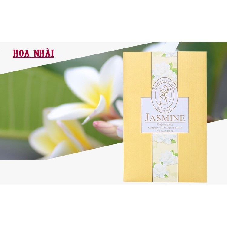 Túi Thơm Treo Tủ Quần Áo, Xe Ô Tô, Phòng Ngủ Hương Lavender, Hoa Cúc, Hoa Nhài, Hoa Hồng - RosyPosy