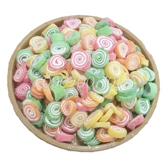 1 Kg Kẹo dẻo trái cây xoắn ốc bọc đường thơm ngon - bánh kẹo đồ ăn vặt - tết