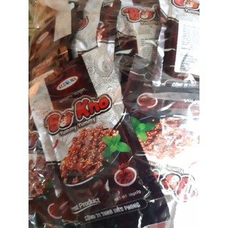 Snack cay bò khô bịch 30 gói đồ ăn vặt tuổi thơ