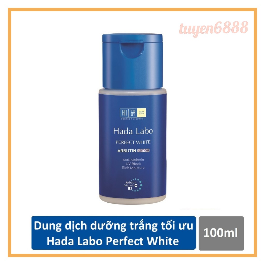 Bộ dưỡng trắng hoàn hảo tối ưu Hada Labo Perfect White | BigBuy360 - bigbuy360.vn