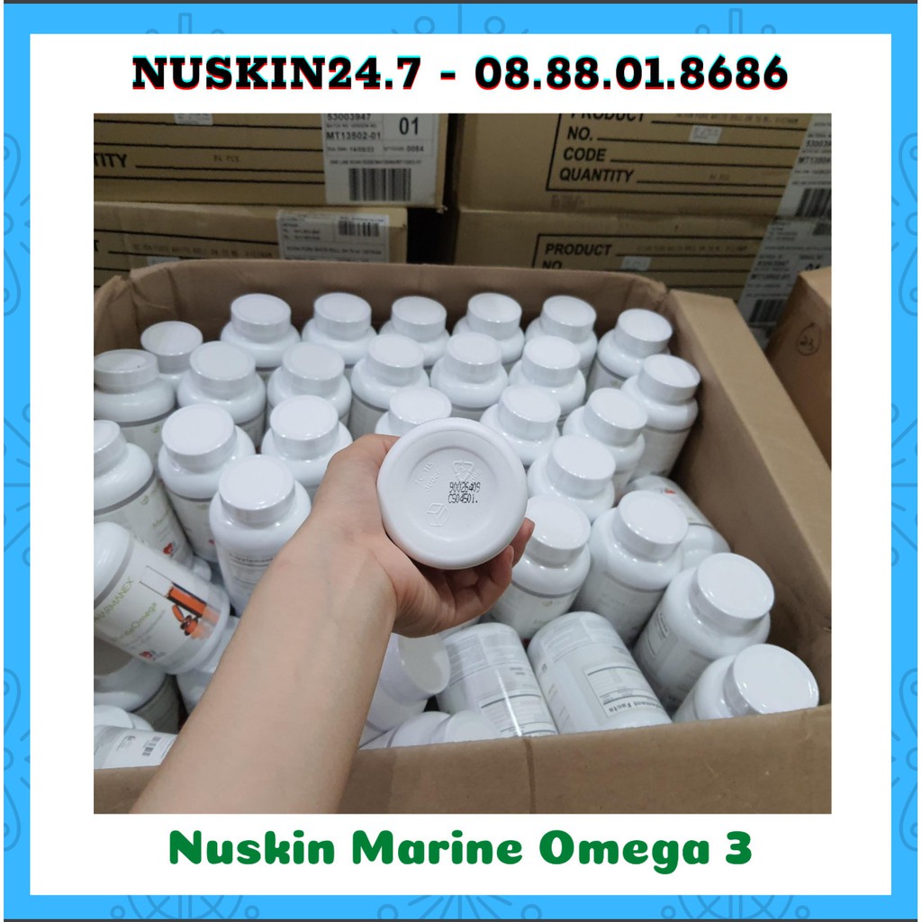 [Mã 273FMCG100K0 giảm 6% đơn 500K] [CHÍNH HÃNG CÔNG TY NUSKIN ] Viên Marine Omega 3 – Dinh Dưỡng Cho Da, Tim Và Não