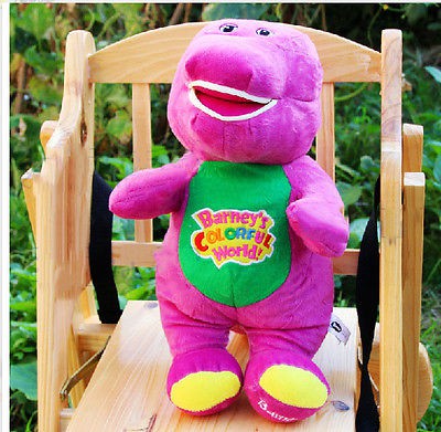 Đồ chơi thú nhồi bông Barney Friends phát ca khúc I LOVE YOU cỡ 12&quot;