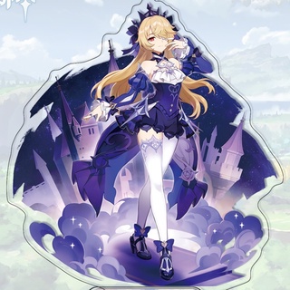 Mô hình nhân vật mica standee GENSHIN IMPACT in hình anime chibi trang trí trưng bày