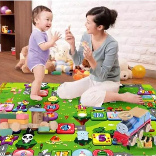 Chiếu xôp MABOShI 2mặt dành cho bé, có đủ cỡ từ 1m2.1m5.1m6.1m8.2m2.2m5.3m2. màu ngẫu nhiên giá 64000