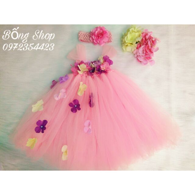 Đầm tutu màu Hồng phấn