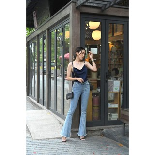 WALENTY - Quần Jeans thiết kế ống loe