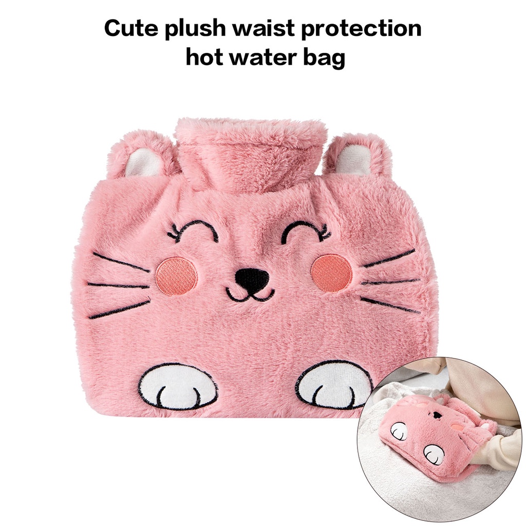 Đai đeo bụng chườm nóng lâu dài JUJIAJIA chất liệu nhung dày dặn