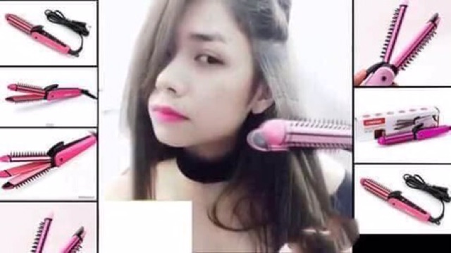 Lược điện 3in1 NOVA 8890 tiện dụng