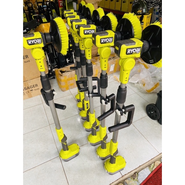 Chà sàn pin ryobi 18v