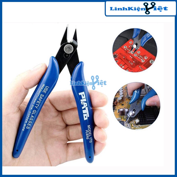 Combo 5 Kìm Cắt Chân Linh Kiện PLATO 170 125mm